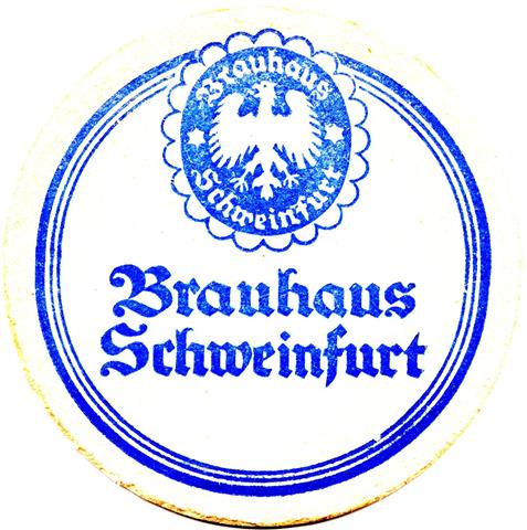 schweinfurt sw-by brauhaus frankengold 1a (rund215-logosterne gro-blau)